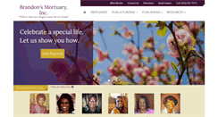 Desktop Screenshot of brandonsmortuary.com